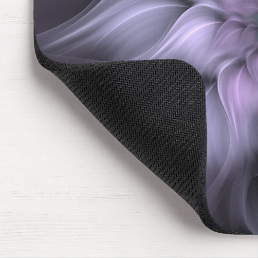 Blume des lila Fraktals Mousepad (Ecke)