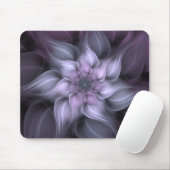 Blume des lila Fraktals Mousepad (Mit Mouse)