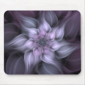 Blume des lila Fraktals Mousepad (Vorne)
