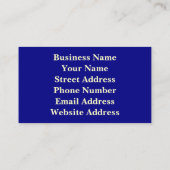 Blume des lila Morgens Visitenkarte (Rückseite)