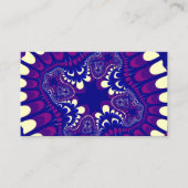 Blume des lila Morgens Visitenkarte (Vorderseite)