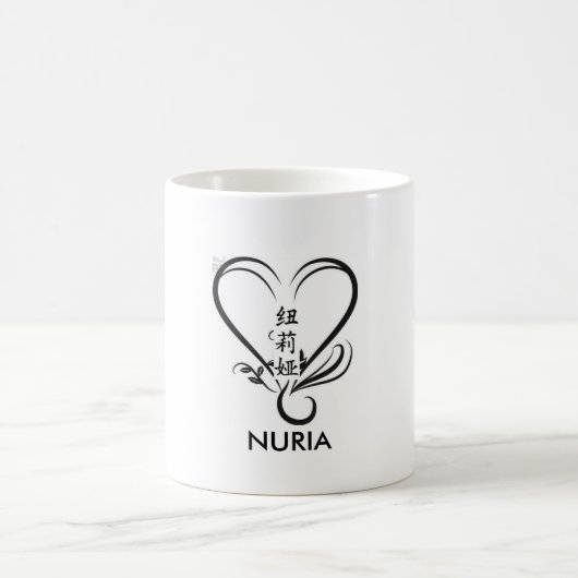 blume des Lottos, nuria im Chinesen, des NURIA, Kaffeetasse (Mittel)