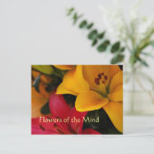 Blume des Marktes II Postkarte (Stehend Vorderseite)