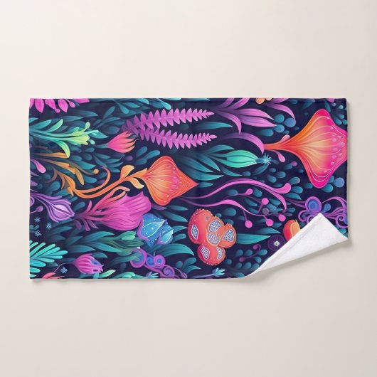 Blume des Meeres - Flora Badhandtuch Set (Handtuch)