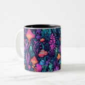 Blume des Meeres - Flora Zweifarbige Tasse (Vorderseite Links)