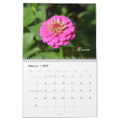 Blume des Mittleren Gartens - Originalfotografie Kalender (Feb 2027)