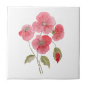 Blume des Mohns Fliese (Vorderseite)