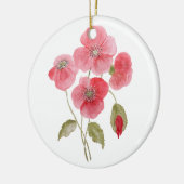 Blume des Mohns Keramik Ornament (Links)