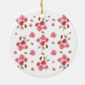 Blume des Mohns Keramik Ornament (Hinten)
