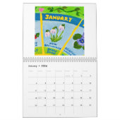 Blume des monatlichen Inspirationskalenders 2025 Kalender (Jan 2026)