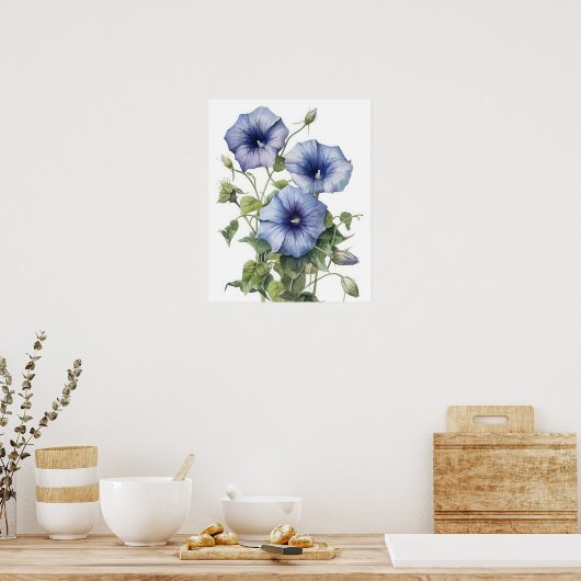 Blume des Morgens Poster (Küche)