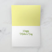 Blume des Muttergartens Karte (Innenseite)