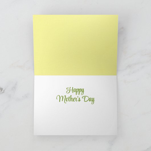 Blume des Muttergartens Karte (Innenseite)