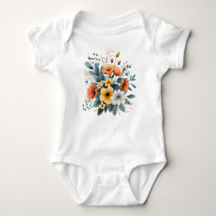 Blume des Muttertags Boho Clipart-619830 Baby Strampler