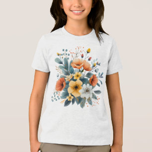 Blume des Muttertags Boho Clipart-619830 Tri-Blend Shirt