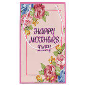 Blume des Muttertags Kleine Geschenktüte (Rückseite)