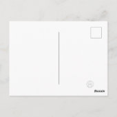 Blume des neuen Jahres 2023 Postkarte (Rückseite)