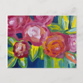 Blume des neuen Jahres 2023 Postkarte (Vorderseite)