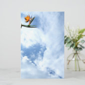 Blume des Paradieses Briefpapier (Stehend Vorderseite)