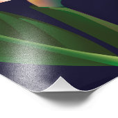 Blume des Paradieses Fotodruck (Ecke)