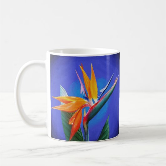 Blume des Paradieses Kaffeetasse (Links)