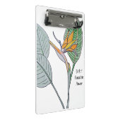 Blume des Paradieses Mini Klemmbrett (Schrägansicht)