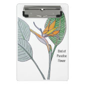 Blume des Paradieses Mini Klemmbrett (Vorderseite)