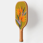 Blume des Paradieses Name Orange Pickleball Schläger (Links)