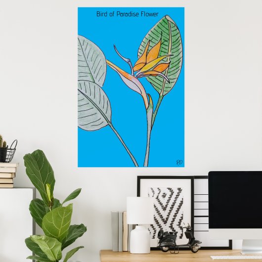 Blume des Paradieses Poster (Heimbüro)