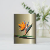 Blume des Paradieses Postkarte (Stehend Vorderseite)