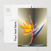 Blume des Paradieses Postkarte (Vorne/Hinten)