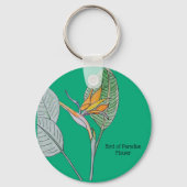 Blume des Paradieses Schlüsselanhänger (Rückseite)