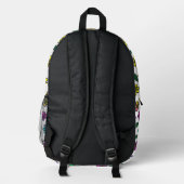 Blume des Pops Bedruckter Rucksack (Rückseite)