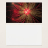 Blume des roten Fraktals (Vorne & Hinten)