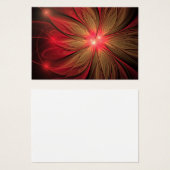 Blume des roten Fraktals (Vorne & Hinten)