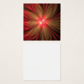 Blume des roten Fraktals (Vorne & Hinten)