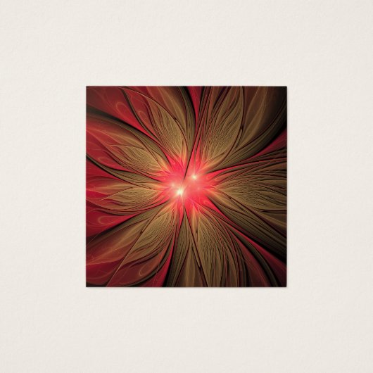 Blume des roten Fraktals (Vorderseite)