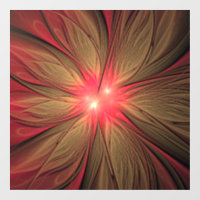 Blume des roten Fraktals