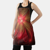 Blume des roten Fraktals Schürze (InSitu)