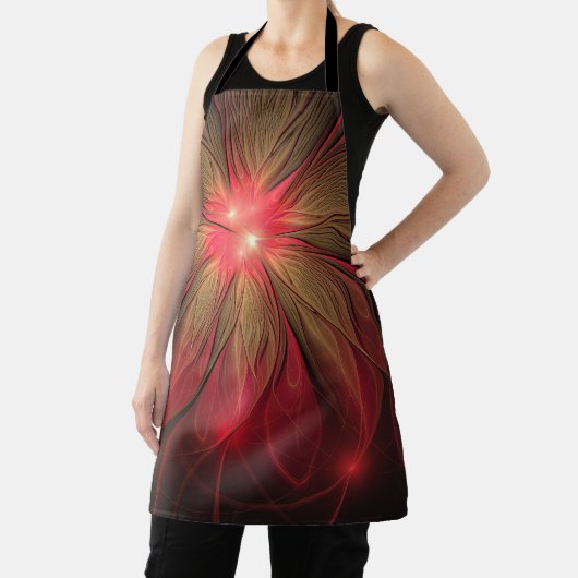 Blume des roten Fraktals Schürze (InSitu)