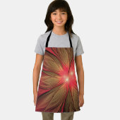 Blume des roten Fraktals Schürze (Insitu)