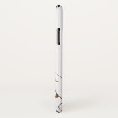 Blume des roten Herzens Case-Mate iPhone Hülle (Hinten/Rechts)