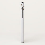 Blume des roten Herzens Case-Mate iPhone Hülle (Hinten/Links)