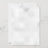 Blume des Roten Hibiskus Einladung zur Hochzeitsfe (Rückseite)