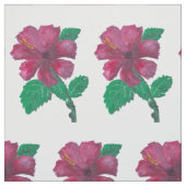 Blume des roten Hibiskus Stoff (Muster)