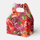 Blume des Roten Orangengletschers Geschenkschachtel (Rückseite)