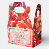 Blume des Roten Orangengletschers Geschenkschachtel (Geöffnet)