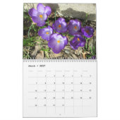 Blume des Saisonkalenders Kalender (Mär 2027)