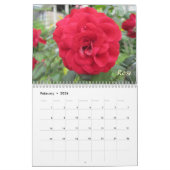 Blume des Saisonkalenders Kalender (Feb 2026)