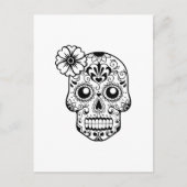 Blume des Schädels Postkarte (Vorderseite)